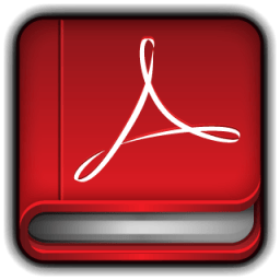 adobe pdf reader book icon