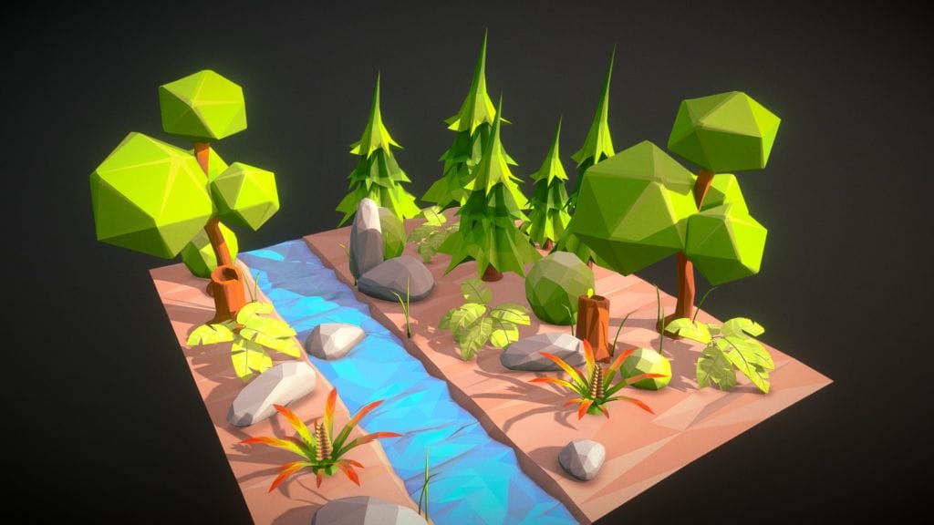 image 22 Lowpoly: paisagen