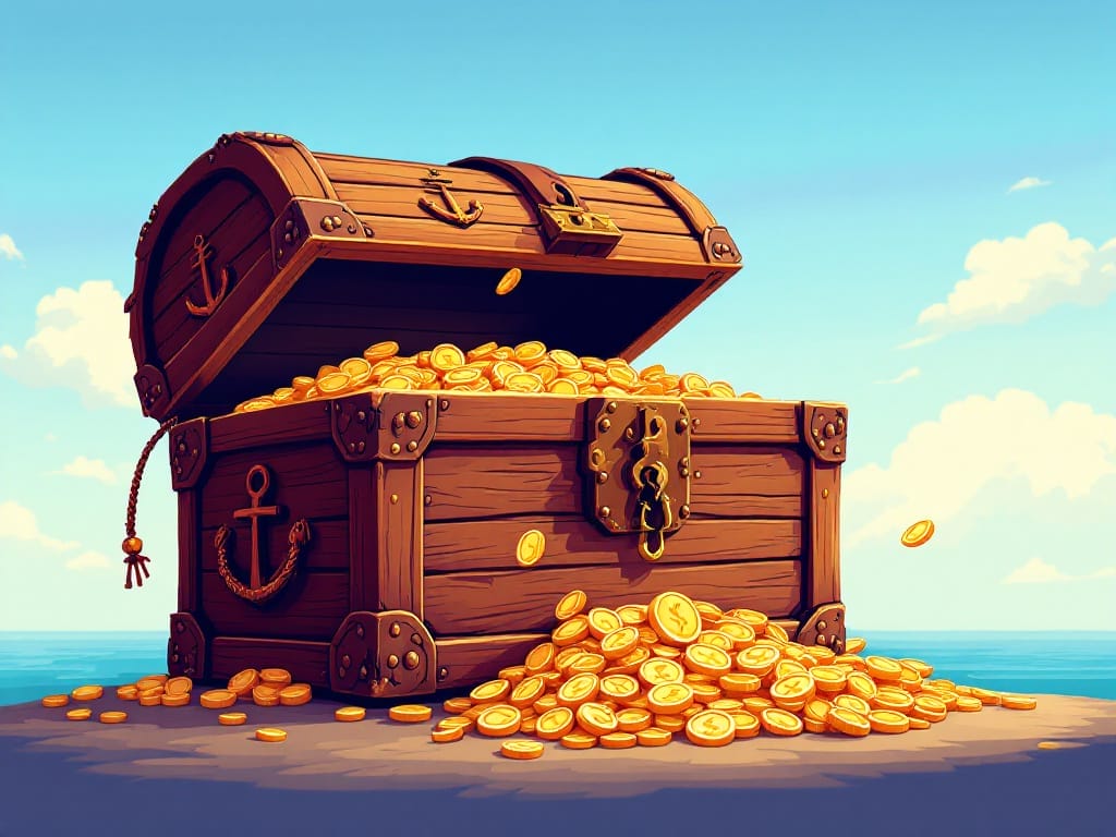 27cb4b40 7eb2 4f12 bfd1 7bca95d3bdc5 Oportunidades de financiación para desarrolladores de videojuegos en Madrid: Cofre del tesoro simbolizando la ayuda financiera disponible.