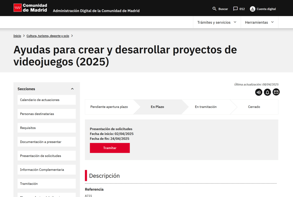 image 1 Oportunidades de financiación para desarrolladores de videojuegos en Madrid