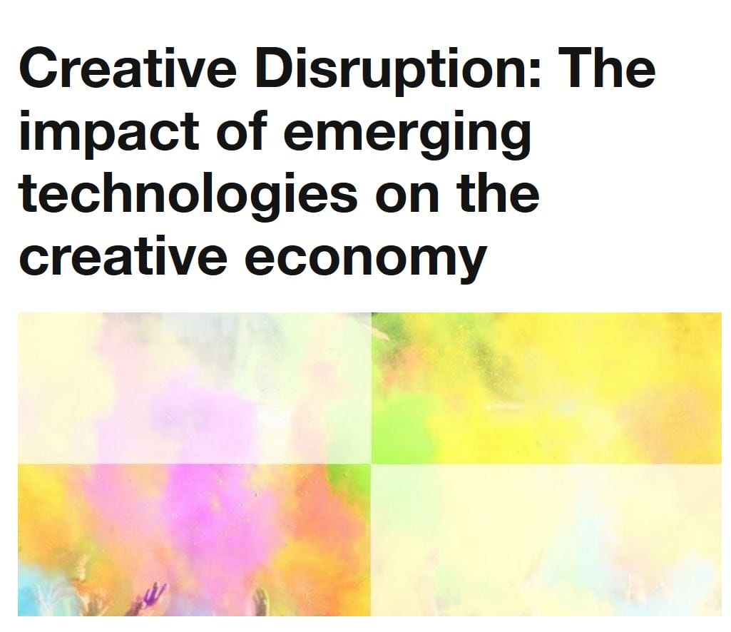 Creative Disruption: the impact of creative economy
