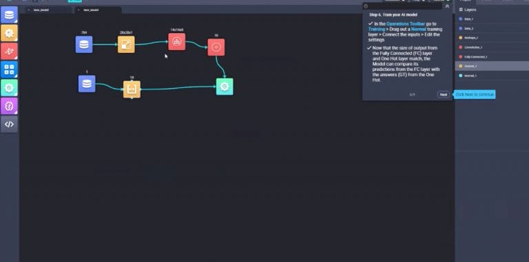 PerceptiLabs' drag-and-drop interface makes ML modeling easier and faster