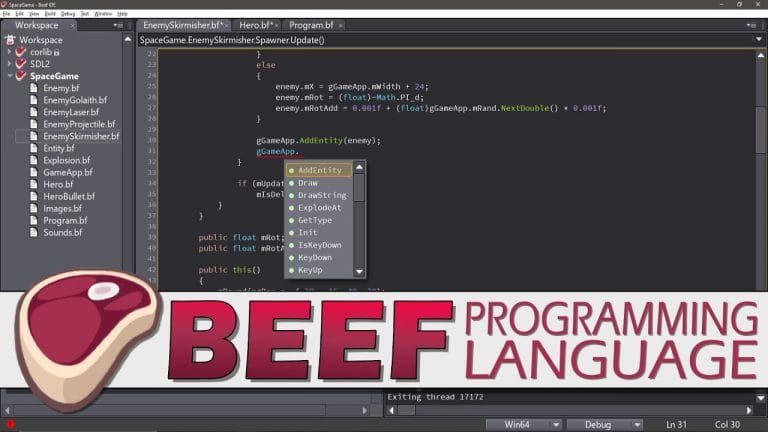 BEEF -- Ideal Game Programming Language?